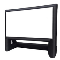 Movie Screen, Projector & Speaker/Amplifier