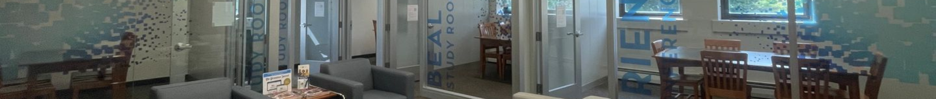 Photo of our new first floor study rooms